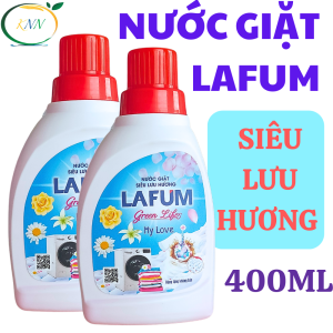 Nước Giặt Xả Lafum Siêu Lưu Hương Hương My Love Chai 400ml Nhỏ Gọn Tiên Dụng Phù Hợp Đem Theo Khi Đi Du Lịch