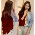 baju rajut cardi combi nora / baju atasan wanita model korea sweater ...