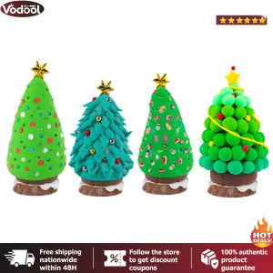 [VTO] Air Dry Clay Kits Wear Resist Christmas Tree Modeling Clay Set Handmade Christmas Tree Crafts for Xmas Stocking Stuffers