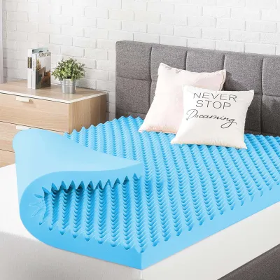 Back Care Foam Mattress Topper Egg Crate Mattress Pad Bio-Aire Anti Sore Mattress