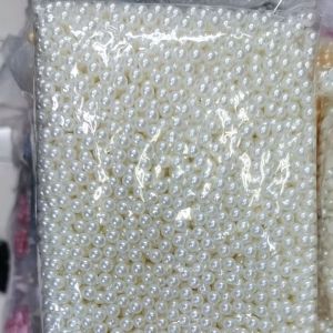MUTIARA PAKU ATAU MUTIARA TINDIK BW UKURAN 6 MM BROKEN WHITE PER POUND