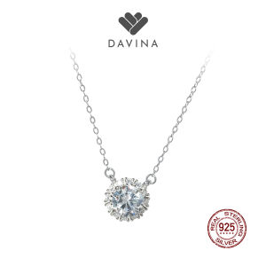 DAVINA Ladies Montana Necklace Sterling Silver 925 - Kalung Wanita Perak S925 Bulat