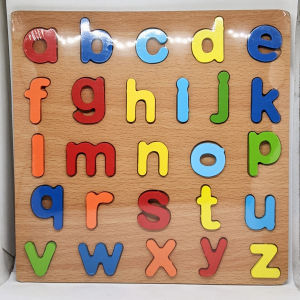 ✧SUPERMALL✧ Mainan puzzle kayu edukasi anak jigsaw puzzle anak motif huruf & nomor T025