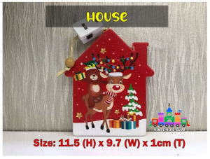 Ready Stock !! Christmas Decorative LED Lamp Flashing Light Up Ornaments Decoration Gift Christmas Lantern