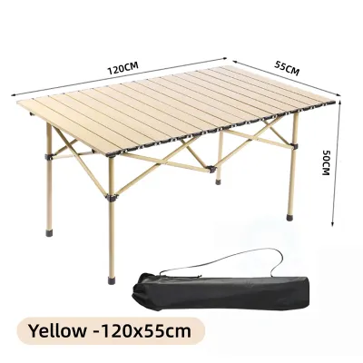 AFAU Folding Table Portable Outdoor Camping Tables And Chairs Sets Barbecue Picnic Camping Table Foldable Outdoor Table Dining Aluminum Alloy Tables Folding Sale Table Portable Folding Multi-Function Ultra-light Mini Picnic Table For Camping Outdoor