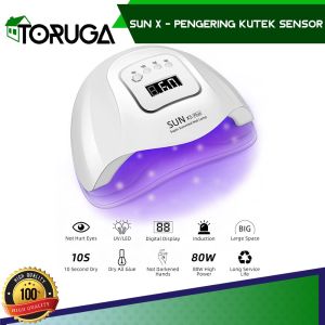 SCUDOS Mesin Pengering Kutek Lampu UV LED Nail Dryer 120W 45 LED - Biutte X5 Max