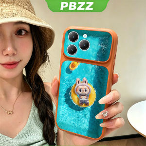 PBZZ Case for tecno spark 10 pro TECNO SPARK 10 C SPARK 10C phone casing anxiety Softcase Silicone shockproof Cover new design aesthetic cute silvery Cartoon swimming for boys KNYC3