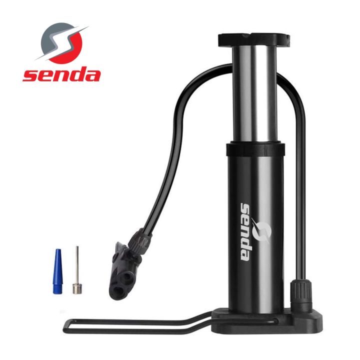 Senda Bicycle Pump Bike Foot Pump Mini Portable High Pressure Floor Inflator Tire Air Pump Lazada PH