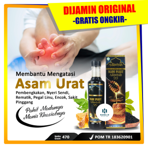 Madu Hitam Pahit Asli Herbal Propolis Adawiyah 99 - Obat Asam Urat Nyeri Sendi Rematik Pegal Linu