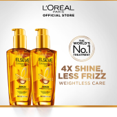 L’Oréal Paris Elseve Extraordinary Oil Gold For All Hair Types Hair Serum Hair Treatment Hair Oil 100ml Twinpack