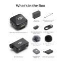 DJI Mic Mini Wireless Microphone Black ไมโครโฟนไร้สายขนาดเล็ก (ประกันศูนย์). 