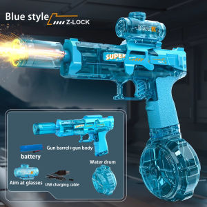 【IMOMOTO BABY】Halloween Gift Childrens Water Gun Electric Toy Rechargeable Automatic Water Spraying Gun Christmas gift