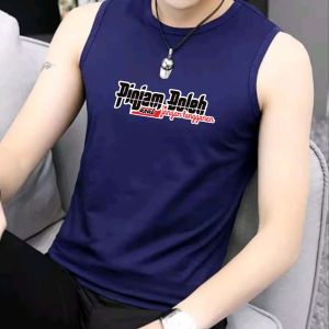 Kaos Tanktop Pria Viral Dtf Printing  Kaos Lekbong Pe Lembut Cocok Olahraga Gym Santai Pria Dewasa