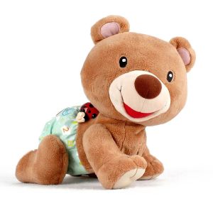 Baby Crawling Learning Bear Toys Sing Songs ElectronicToddlers Climb Montessori Music Toy For Infants Kids Early Education