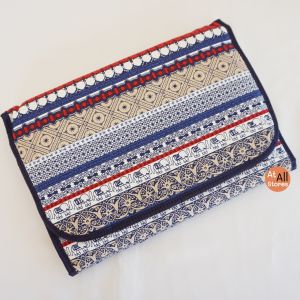 กระเป๋าใส่เครื่องสําอาง Shiseido ลายไทย พับและกางออกได้