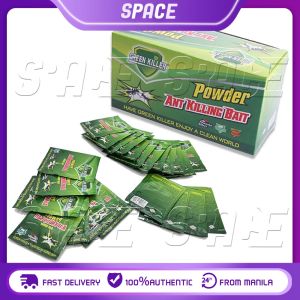 [Buy 5 Take 5]Powder Ant Killer Bait Powerful Effect Green Killer Ant Killing Bait Environment Safeguard Ant Trap No Chemical Residue & Kill All Kind of Crawling Insect Great for Indoor Home 5Grams/Pack
