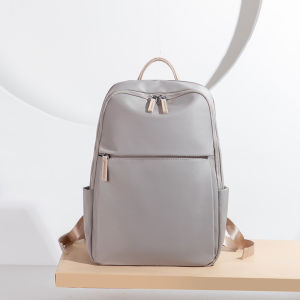 Notebook Backpacks Waterproof Travel Bags 16 Inch Laptop Bagpack for Business Women Backbag 14" Computer Bag Gray Color Rucksack New Design 15 inches Large Back Pack Light Schoolbag Outdoor Fixed Trolley Box Anti-theft