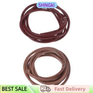 SHNGki 72 183cm Leather Belt Antique Treadle Parts + Hook For Singer Sewing Machine