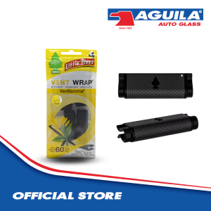 Little Trees Vanillaroma Vent Wrap – New Car Scent Air Freshener Easy to Attach Odor Neutralizer Long-Lasting