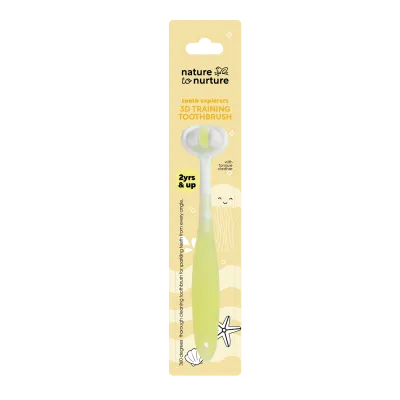 Nature to Nurture 3D Training Toothbrush for Toddlers & Kids (2 years+) | Easy Grip & Soft Bristles