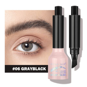 Big Brush Eyebrow Tint 3 in 1 Waterproof Smudge Proof Hairline Filler Press Type Natural Wild Eyebrow Look Brow Pomade Spoolie Brush