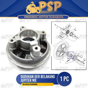 Dudukan Ger Belakang Jupiter MX - Pangkon Bracket Breket Nap Naf Gear Gir Belakang Rear Yamaha