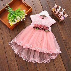 BCBL Baju Baby Girl Dress Gaun Baby Girls Clothes Girls Dress Short Sleeve Summer Dress Kids Tutu Tulle Dress Baby Girls Party Dress
