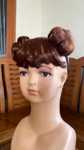 bandana pony bayi perempuan/bandana wig pony bayi lucu rambut palsu bayi ZerrinKids