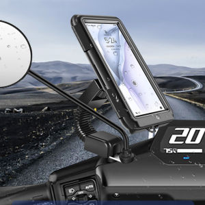 Bao da đựng điện thoại xe máy chống nước - T060