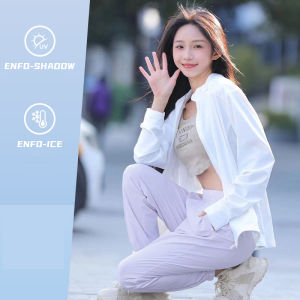 Cameljeans nữ quần thường ngày dáng suông mùa hè lụa lạnh mới Kem chống nắng ống suông Quần thể thao chạy bộ nữ