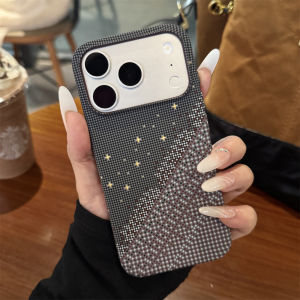 Kevlar Pattern Built-in Magnet Magnetic Phone Case for iPhone 17 16 15 14 13 Pro Max Plus Air For Magsafe Wireless Charge Cover