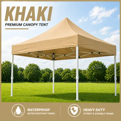 Heavy Duty Pop Up Canopy Tent 2x2/2x3/3x3/3x4.5/3x6m Waterproof Outdoor Gazebo Tent for Rainy Season Shelter Car Parking