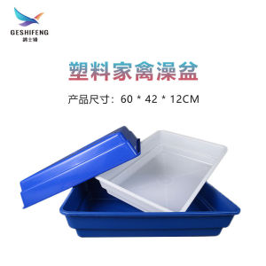 2025 Pigeon Supplies Pigeon Bathing Basin   Thickened Plastic Pigeon Bathtub   Pigeon House Public Shed Bath Plate Large Size Shallow Plate