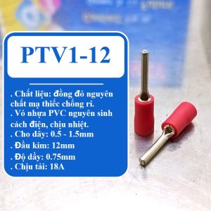 Đầu cos kim đặc cao cấp KST bằng đồng đỏ cốt kim bấm nối dây điện loại Wire Cable To Board Connectors