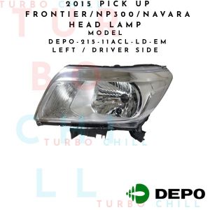 2015 PICK UP FRONTIER/NP300/NAVARA HEAD LAMP UNIT DEPO-215-11ACL-LD-EM LEFT / DRIVER SIDE