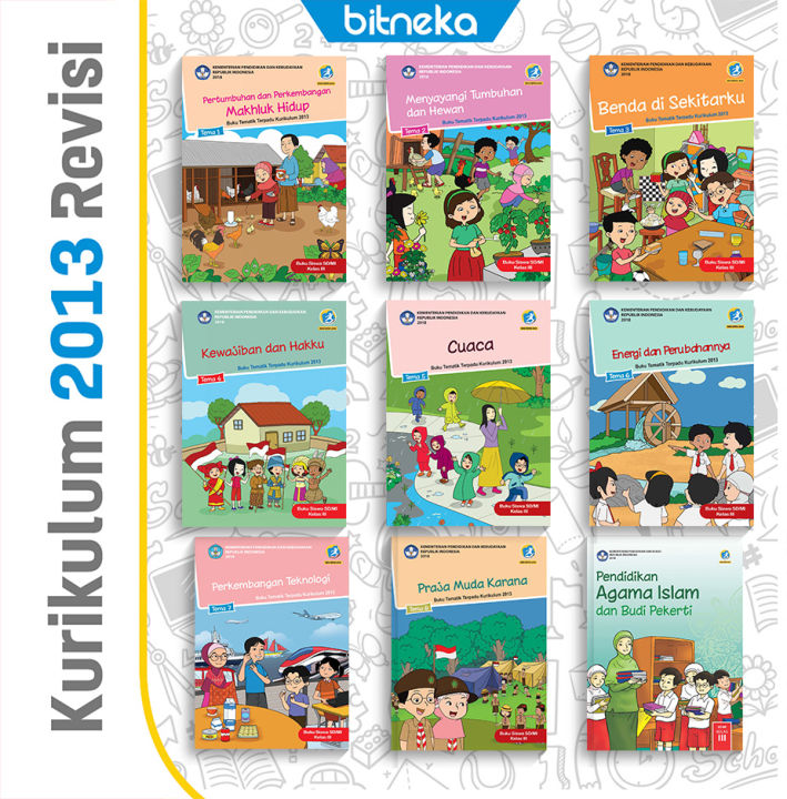 Buku Teks Tematik SD/MI Kelas 3 Kurikulum 2013 Revisi Terbaru - DIKBUD ...