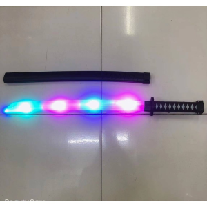 YUMIR NEW COD Demon Slayer acousto-optic Japan light Sword toy Weapon Cosplay Samurai Ninja Prop For Kids