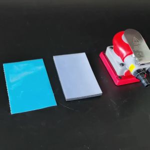 เครื่องขัดแห้งแบบสี่เหลี่ยมแบบนิวแมติก เครื่องขัดผิวสีรถยนต์ ขนาด 75-100 มม.