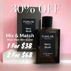 Inspired by B.Berry Blush - Fumlab 50ml Luxury Perfume - 10hr > Guaranteed Long-Lasting