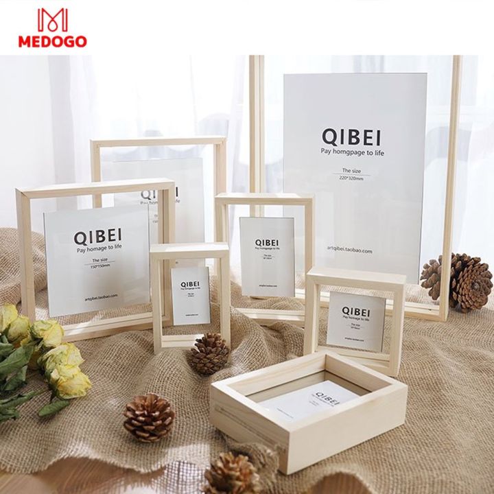 Khung ảnh để bàn nhiều kích thước, khung ảnh trong suốt MEDODO