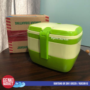 Rantang Makanan / Tempat Makanan 3 tingkat GR3in1 - Tempat Bekal Makanan