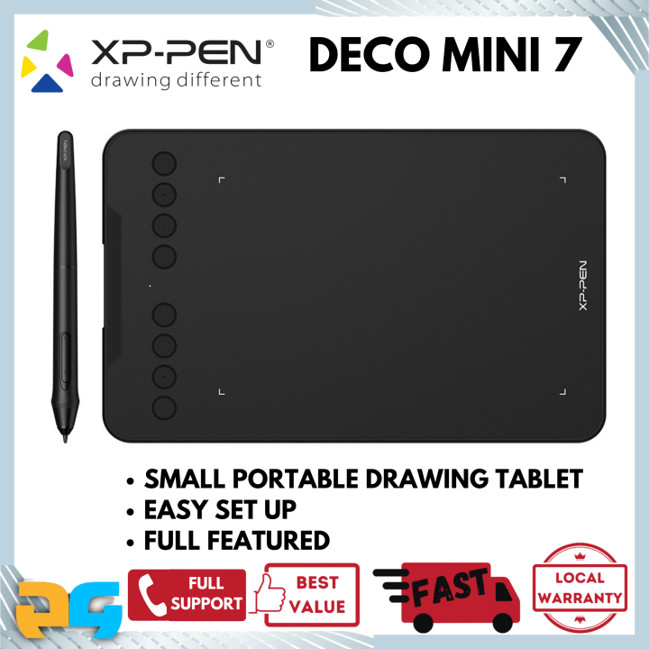 XP-Pen Deco Mini 7 Drawing Tablet XP Pen XPPen | Lazada Singapore