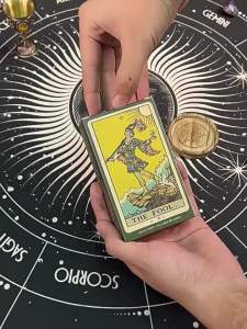 Waite Gold Foil Tarot Cards Full Set Authentic Beginner Entry-Level with Analysis Waite Full Set Tarot Cards
