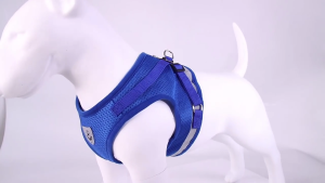 Adjusting Net Dog Harness For Summer Reflective Safety Designs Easy Wear Chest Strap for Small Dog Walking Gear