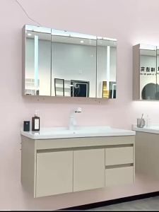 Bathroom Style Solid Wood Bathroom Cabinet Combination Ceramic Whole Washbin Washstand Hand Washing Washbasin Cabinet