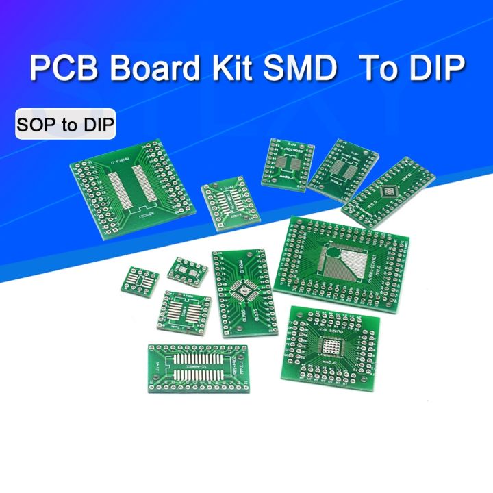 Lot De 30 Adaptateurs SMT Vers DIP - Compatibles SOP, MSOP, TSSOP, SOT23 (8 à 28 Broches)