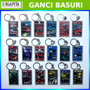 (Gantungan Kunci mini) Bus BASURI Keren Murah Gantungan kunci Bus indonesia Telolet Ratu maher Tuan muda batosai Conan Draka