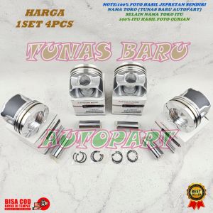 PISTON STANDAR  KOMPLIT MITSUBISHI 4N14 L300 EURO 4 1SET 4PCS PART MOBIL