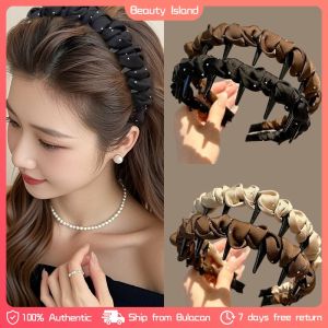 Fashion Women Full of Stars Wrapped Hairband Korean Women Wide and Thick Headband Headwear Accessory