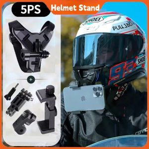 Upgraded GoPro Motorcycle Helmet Accessories Helmet Holder Riding Phone Holder Camera Chin Hol